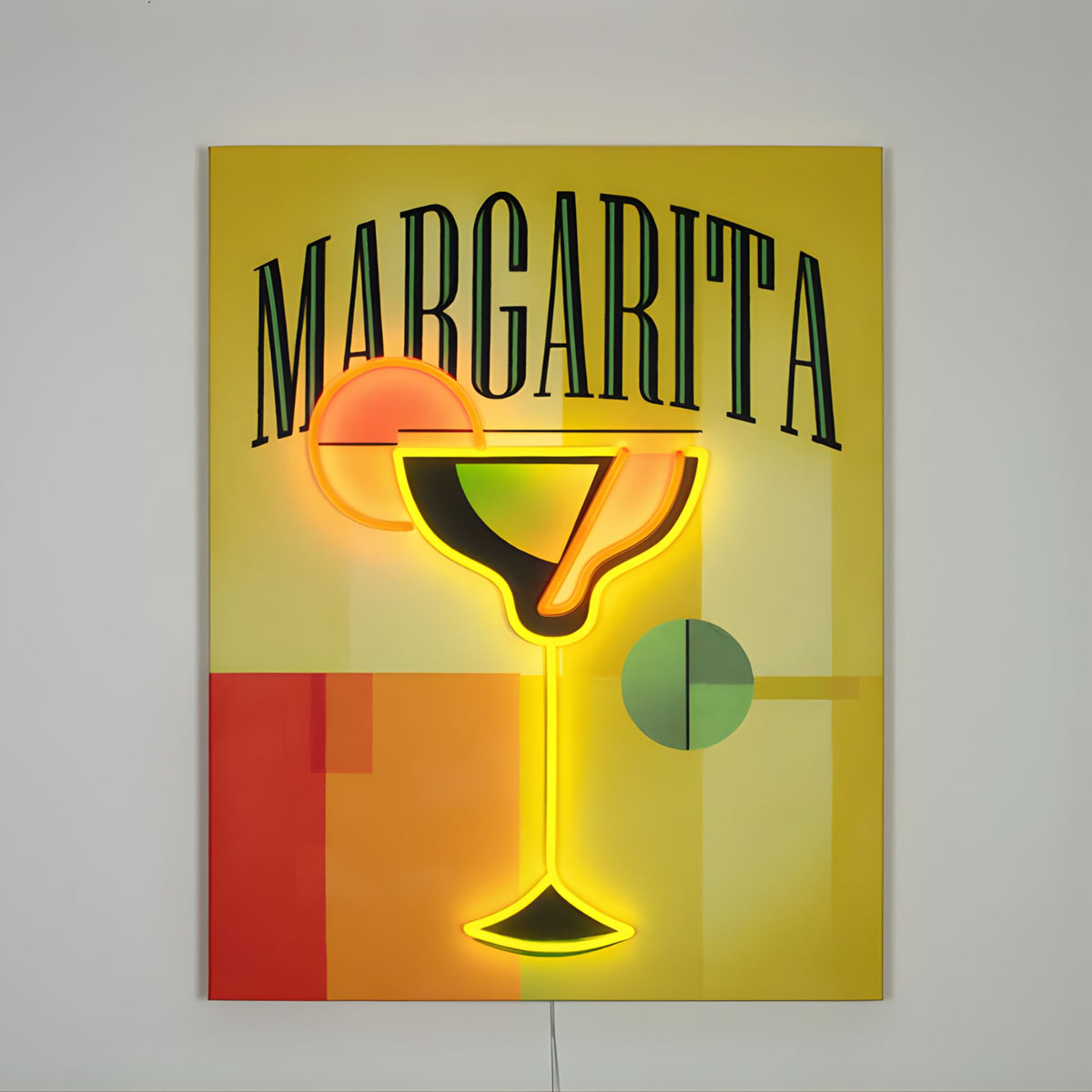 Quadro da Parete LED Neon – Margarita Locomocean