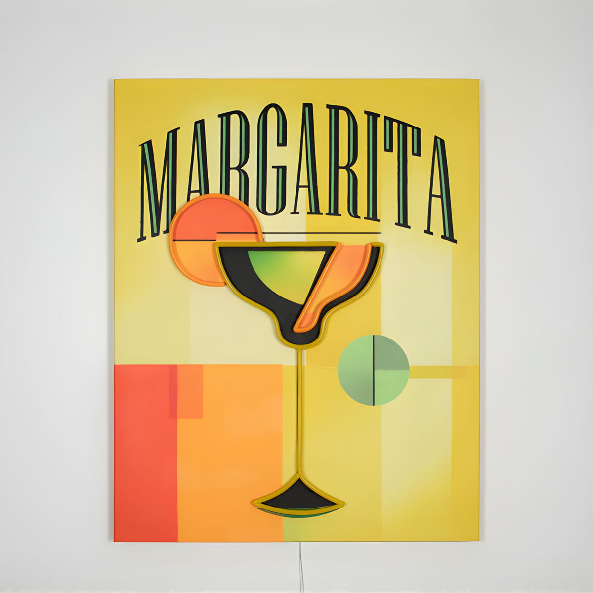 Quadro da Parete LED Neon – Margarita Locomocean