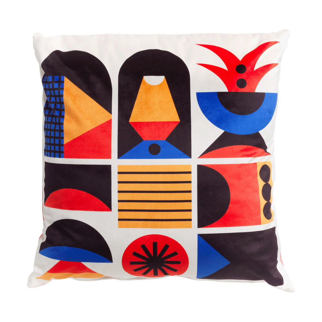 Cushion Oggian Face (45x45cm) Qeeboo
