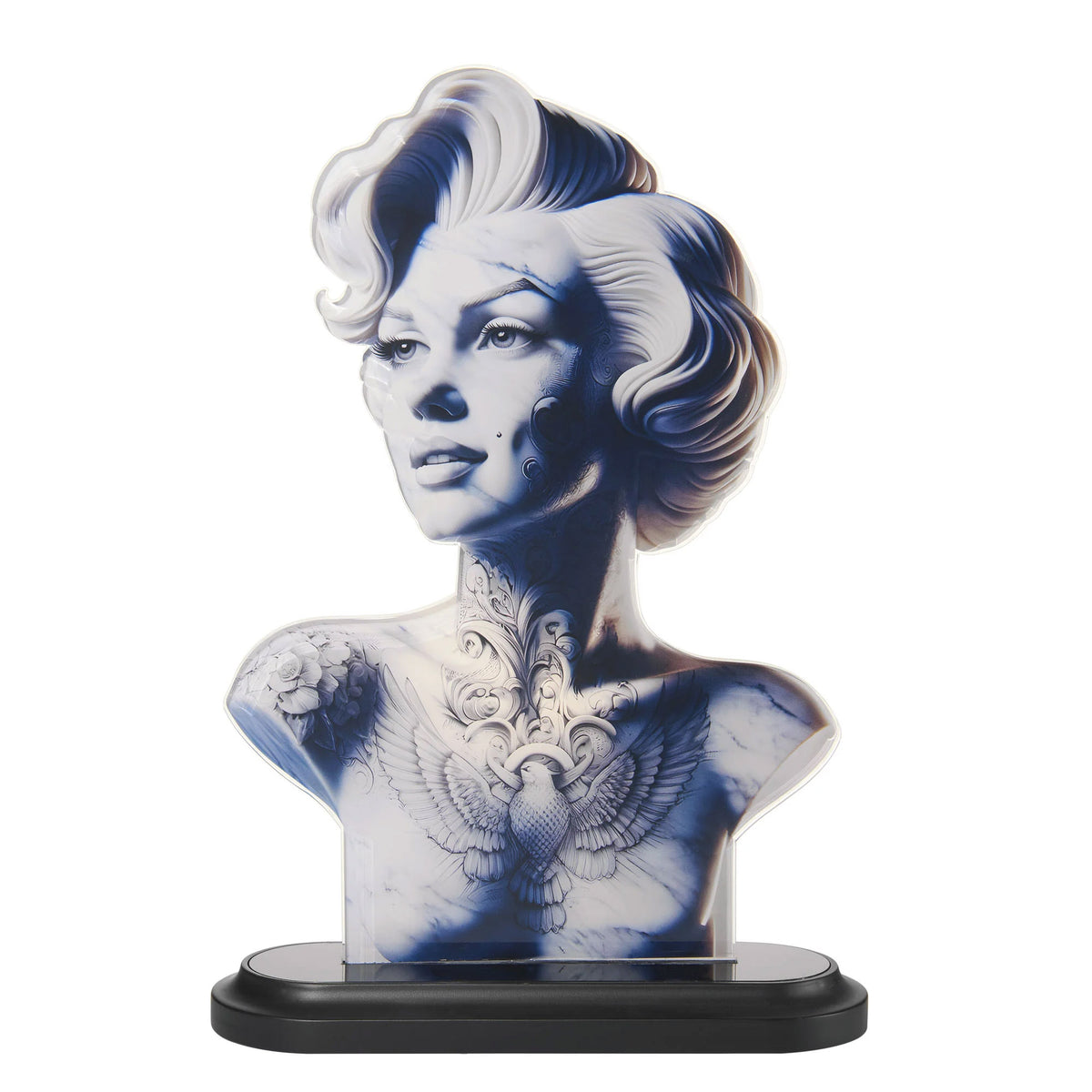 Carrara - Lampada Da Tavolo - Due/Hollywood Linee