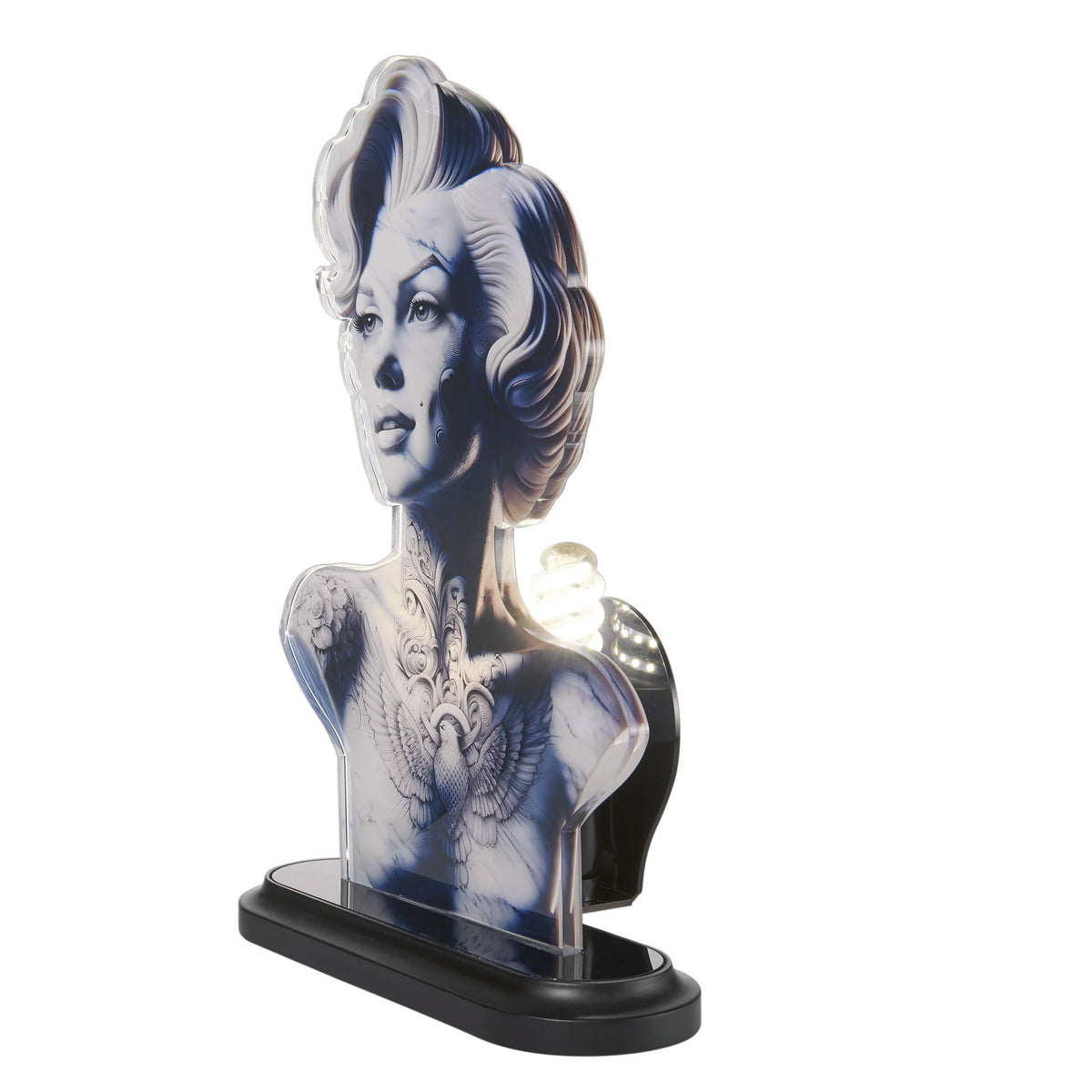 Carrara - Lampada Da Tavolo - Due/Hollywood Linee