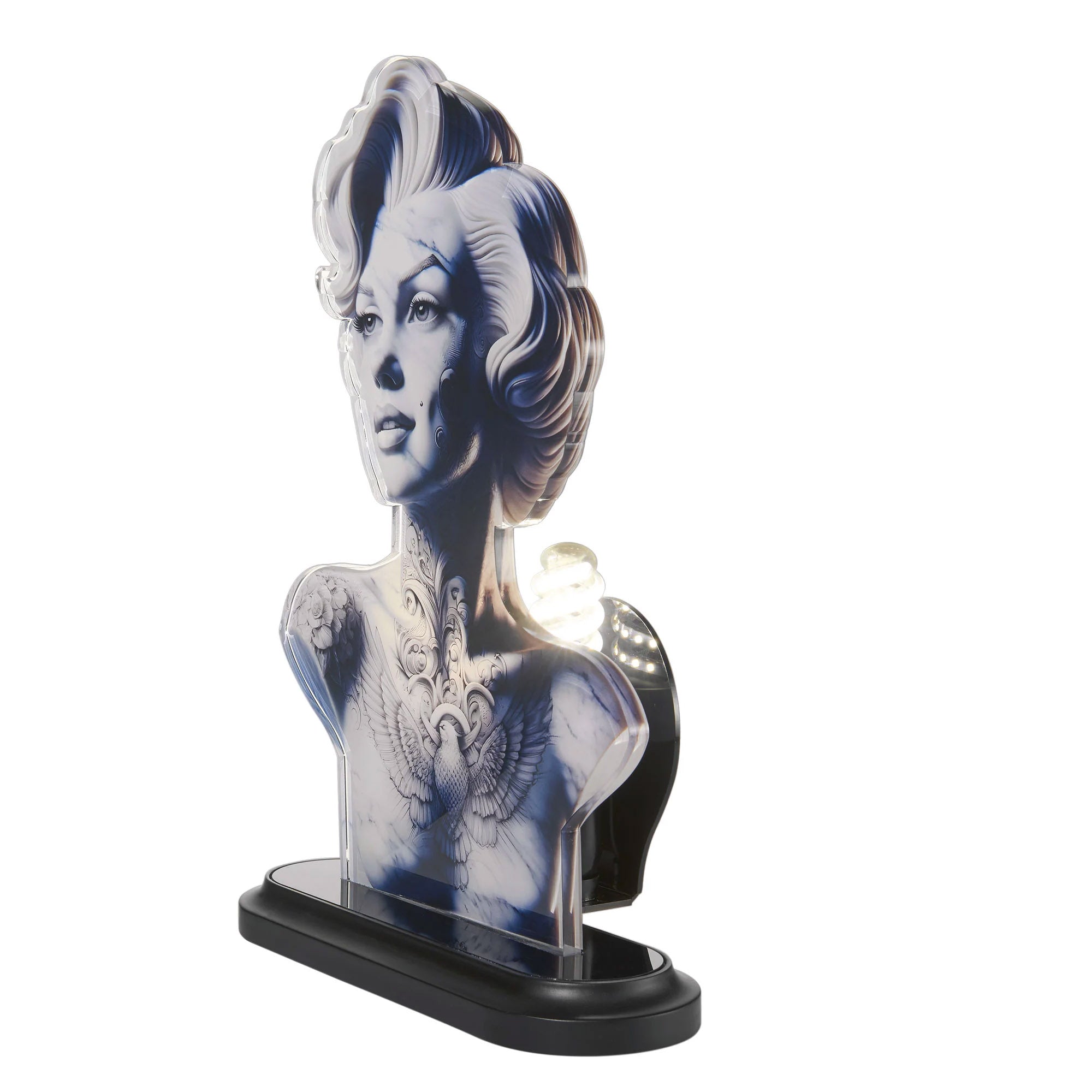 Carrara - Lampada Da Tavolo - Due/Hollywood Linee