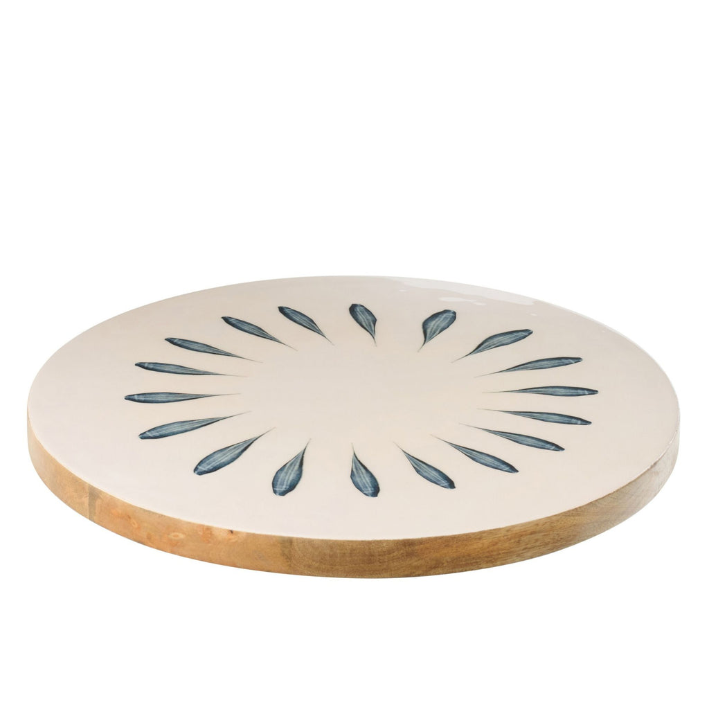 Piatto Girevole Rotondo Legno Di Mango Jolipa