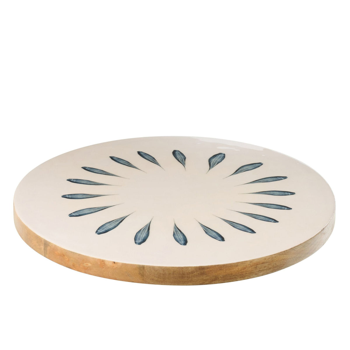 Piatto Girevole Rotondo Legno Di Mango Jolipa
