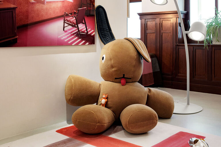 Teddy Cheeky Pink Fatboy