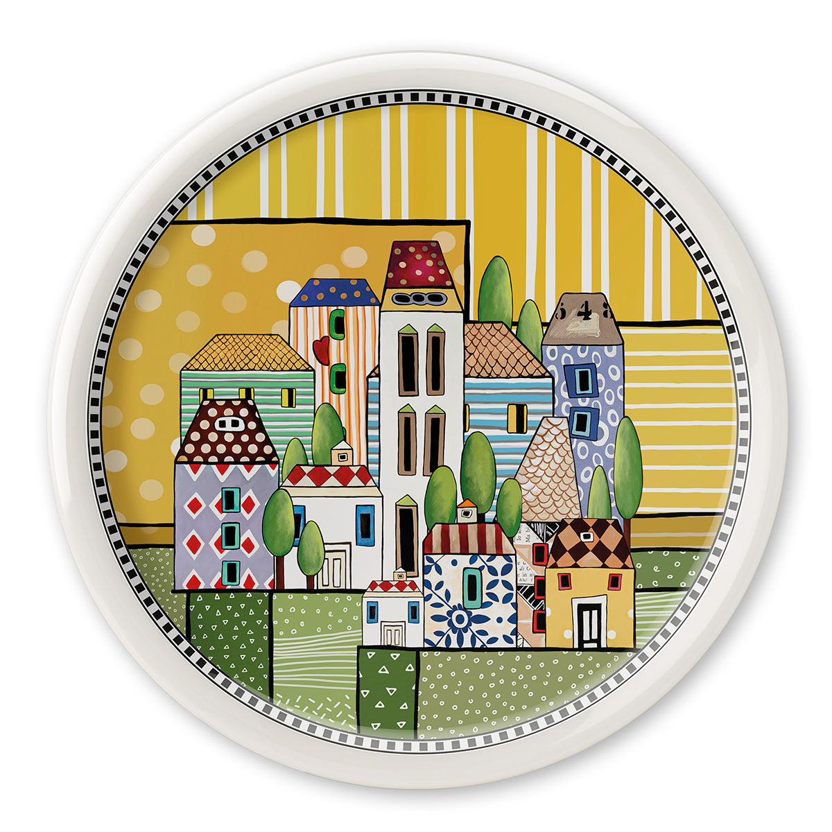 Piatto Pizza Paese Mio Giallo D 30,5 cm Egan