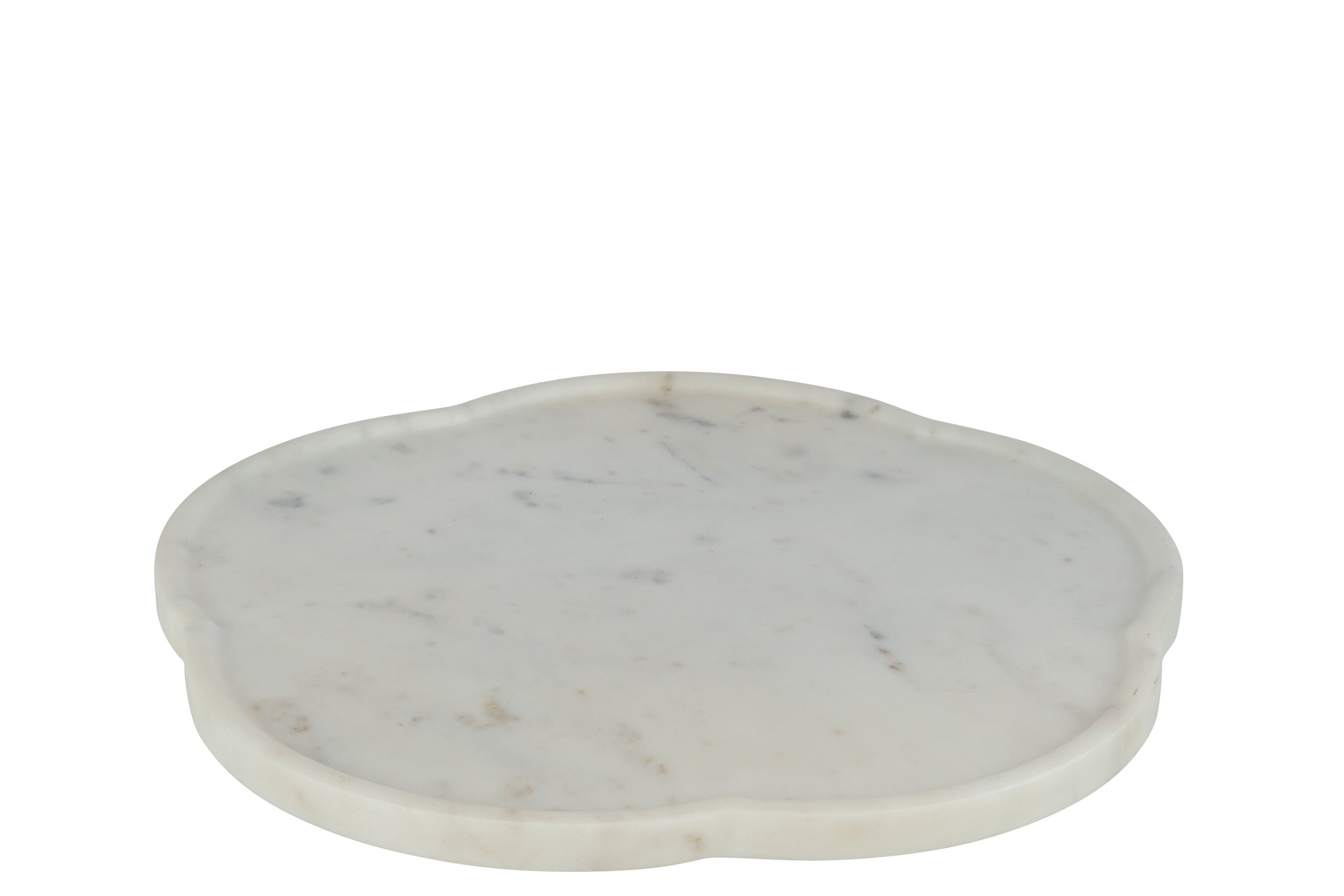 Piatto Fiore Girevole Marmo Bianco Jolipa