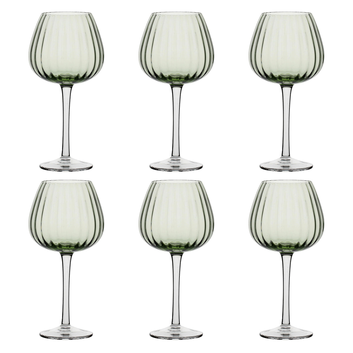 Set da 6, Calici, Prismia La Porcellana Bianca