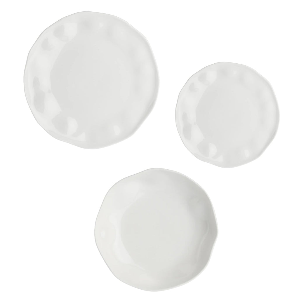 Set piatti 18 pezzi Lunia La Porcellana Bianca