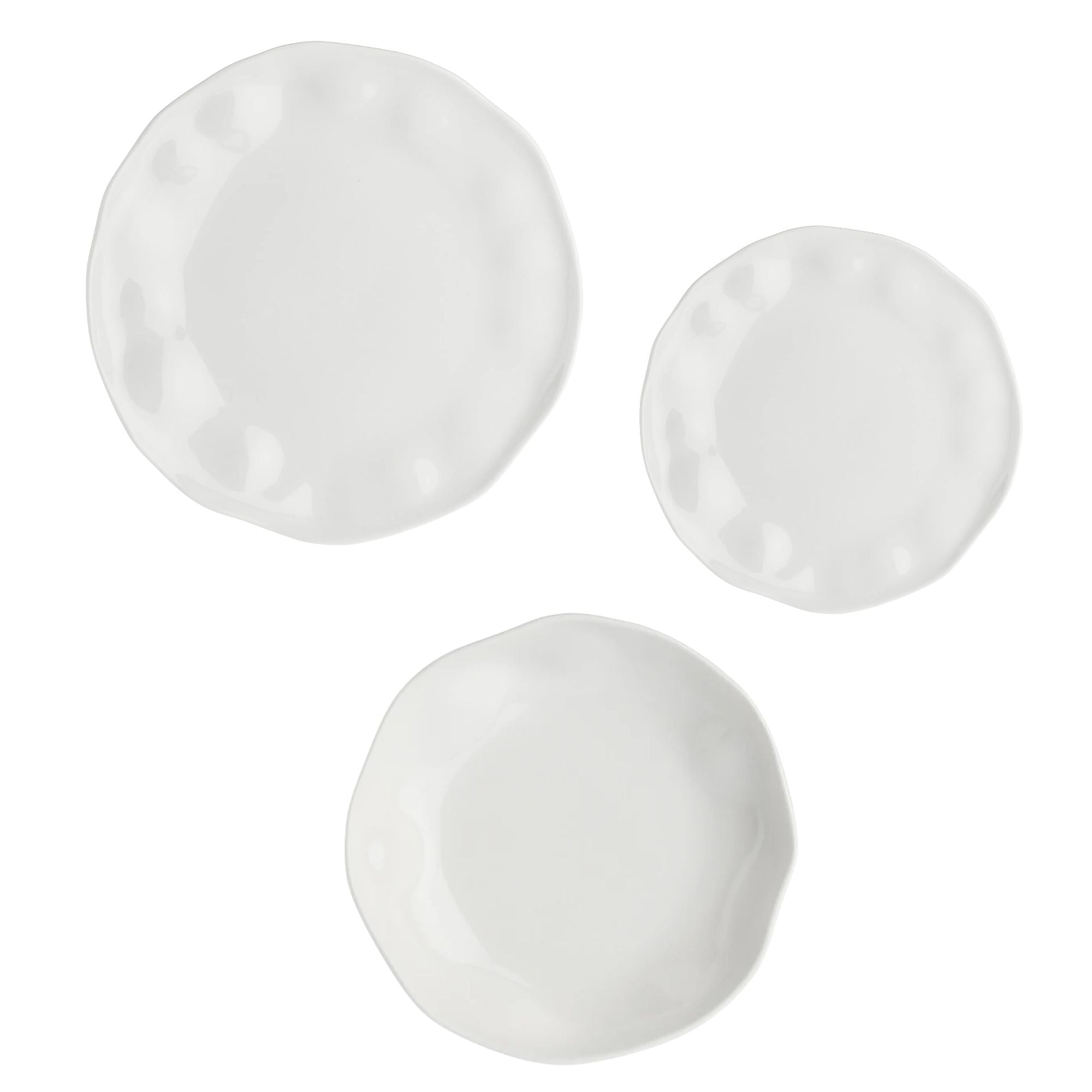 Set piatti 18 pezzi Lunia La Porcellana Bianca