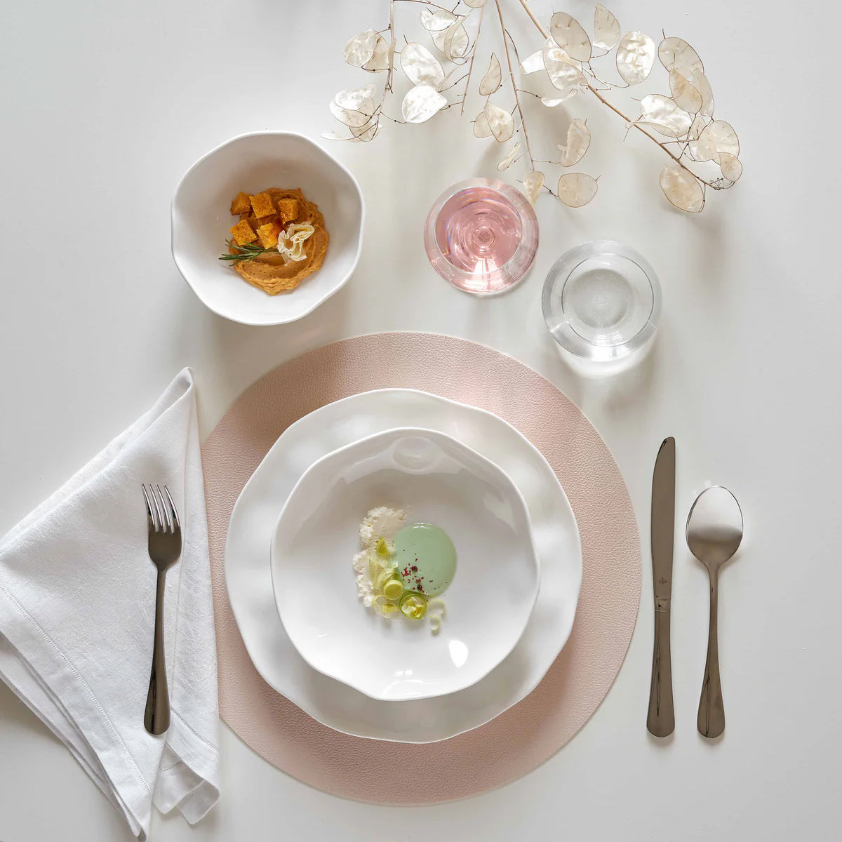 Set piatti 18 pezzi Lunia La Porcellana Bianca