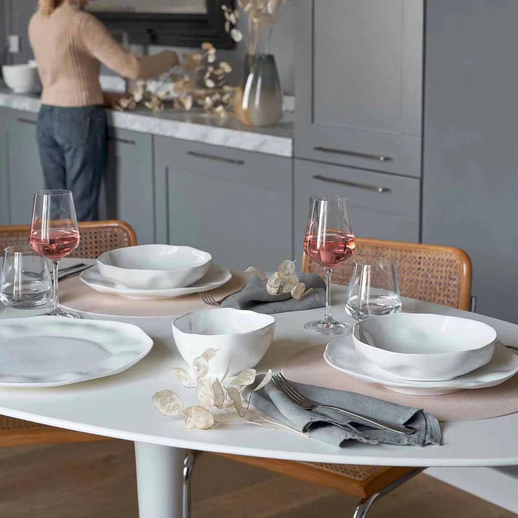 Set piatti 18 pezzi Lunia La Porcellana Bianca