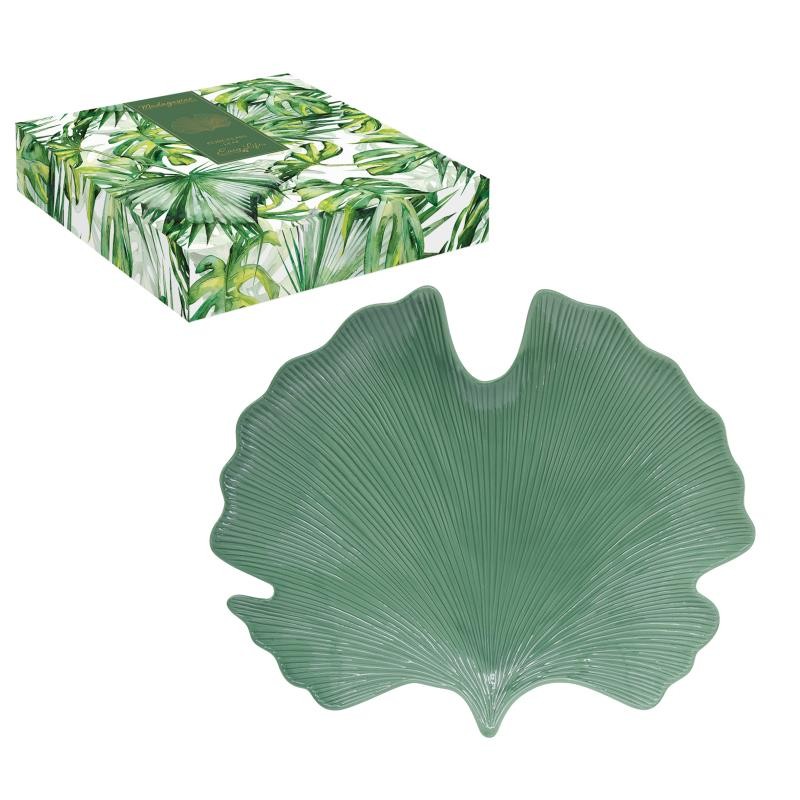 Foglia In Porcellana Forma Ginko In Color Box Leaves Light Green Easy Life