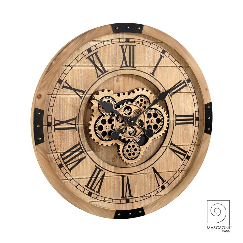 Orologio legno cm 60 Mascagni