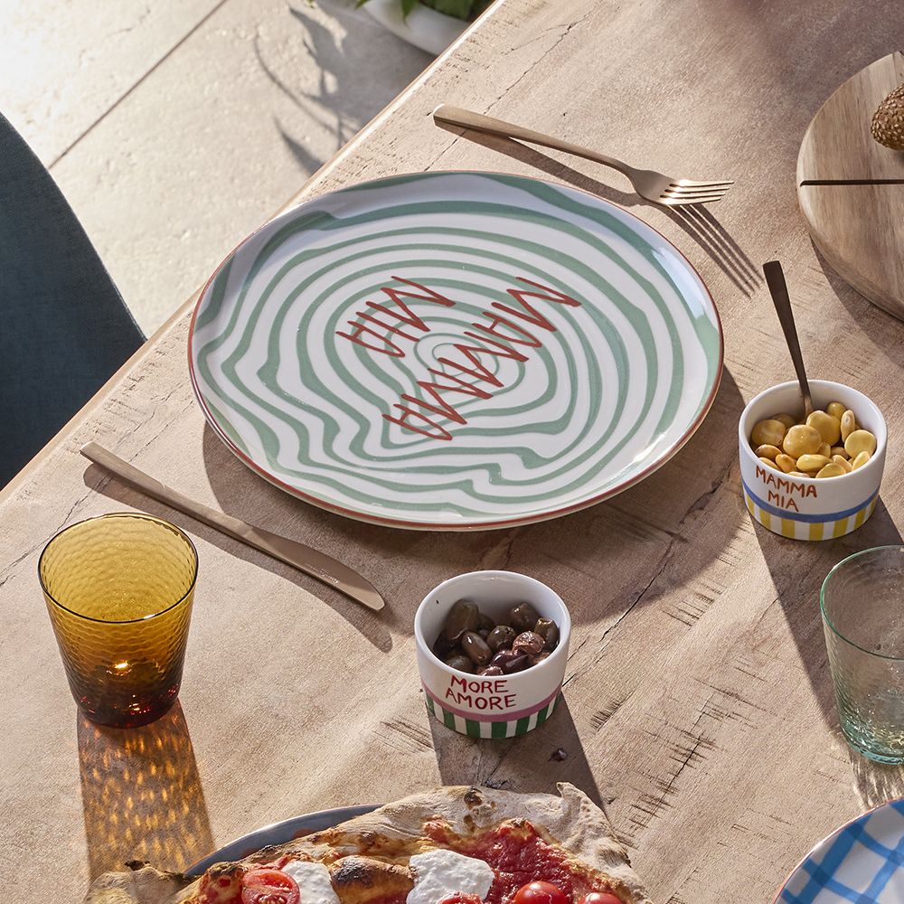 Piatto pizza Mamma mia Tognana