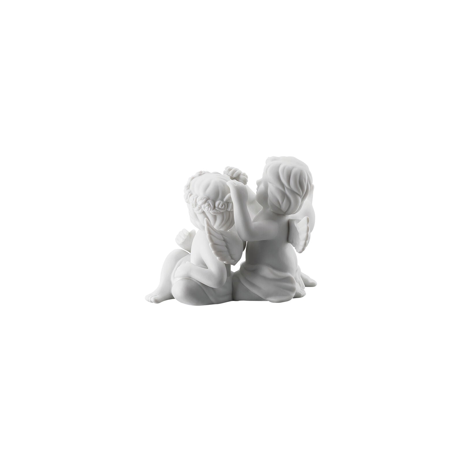 Coppia angelo con fiori Rosenthal