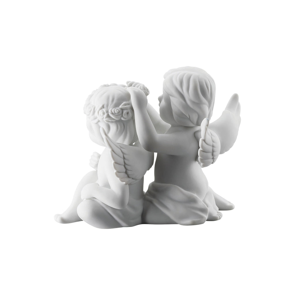 Coppia angeelo con fiori Rosenthal
