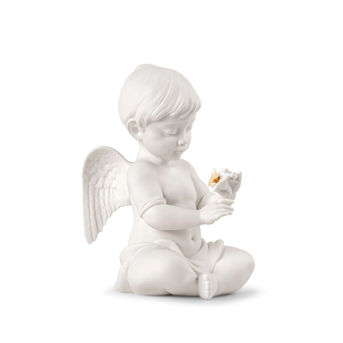 Scultura Angelo con fiore Lladro'