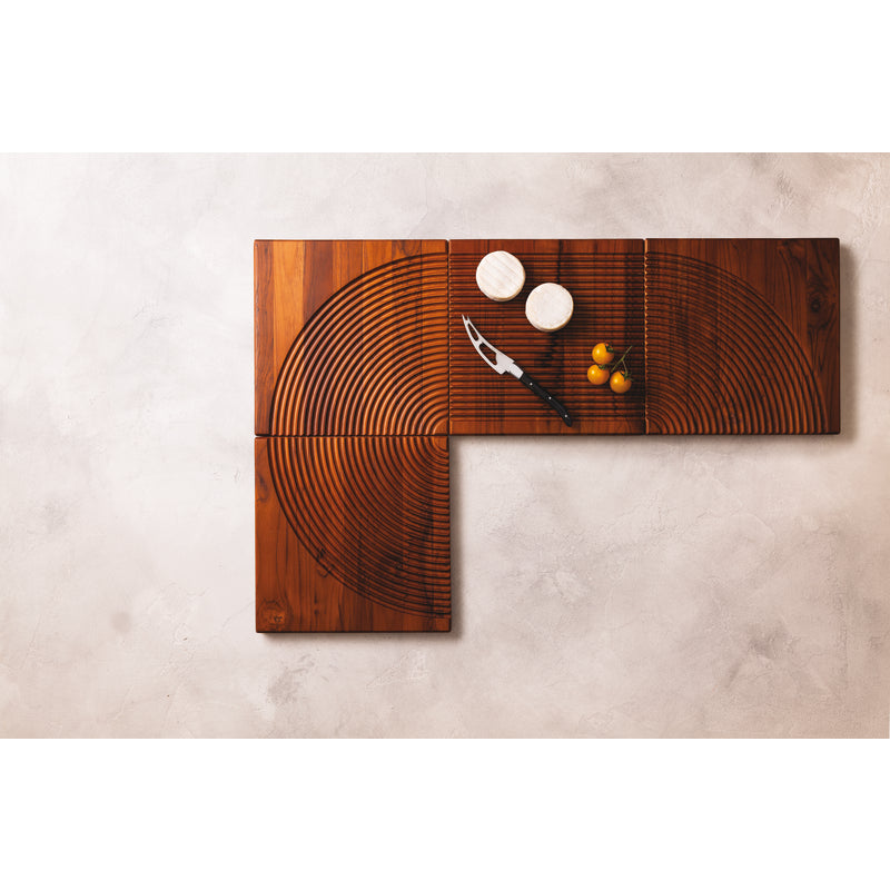 Tagliere Set 4 Pezzi Legno Teak 28 cm Sambonet
