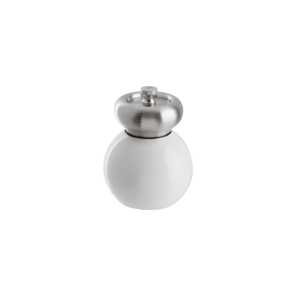 Macinapepe Cm 10 Acrilico Bianco Lucido Inox Sambonet