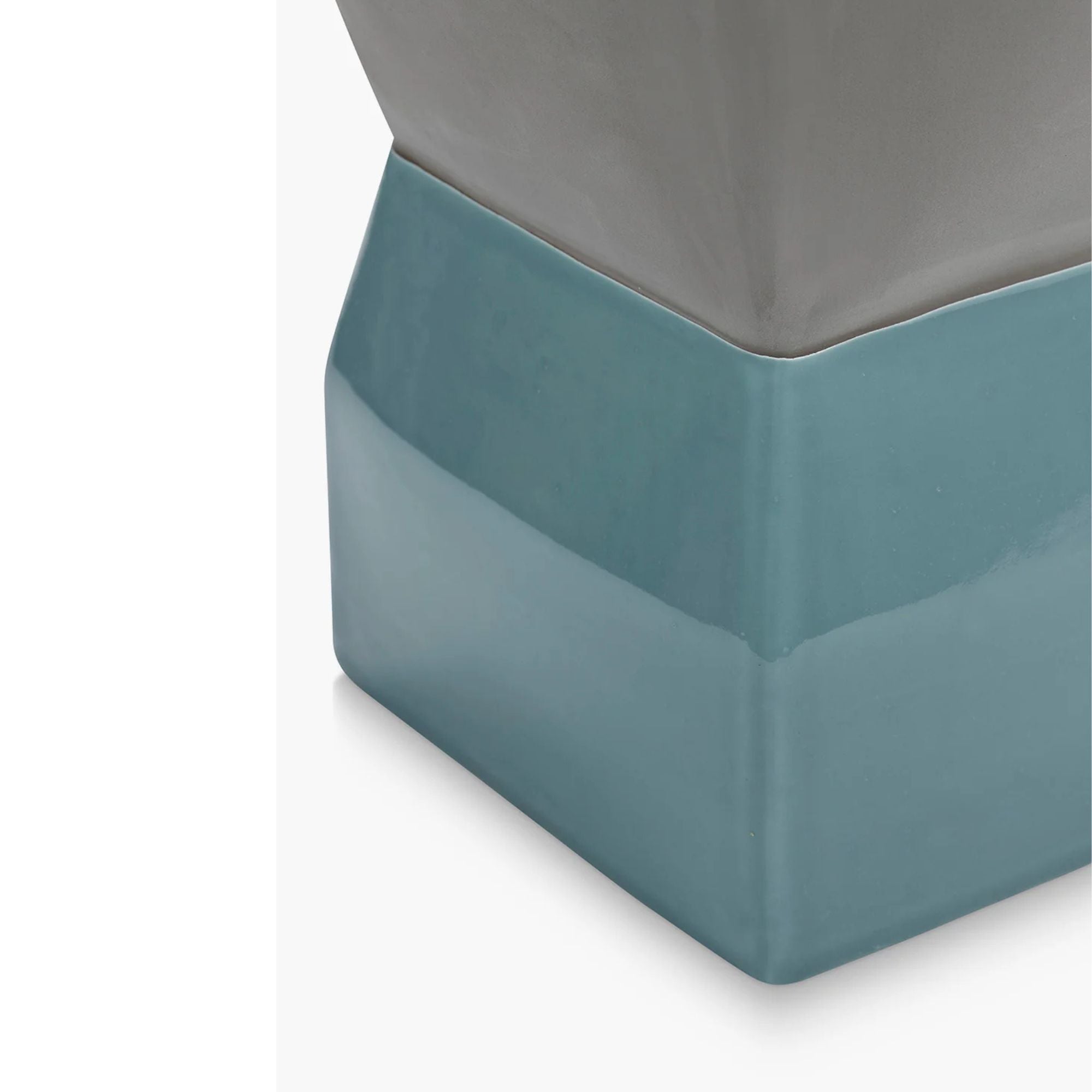 Vaso da fiori 09 grigio - turchese Rosamar Serax