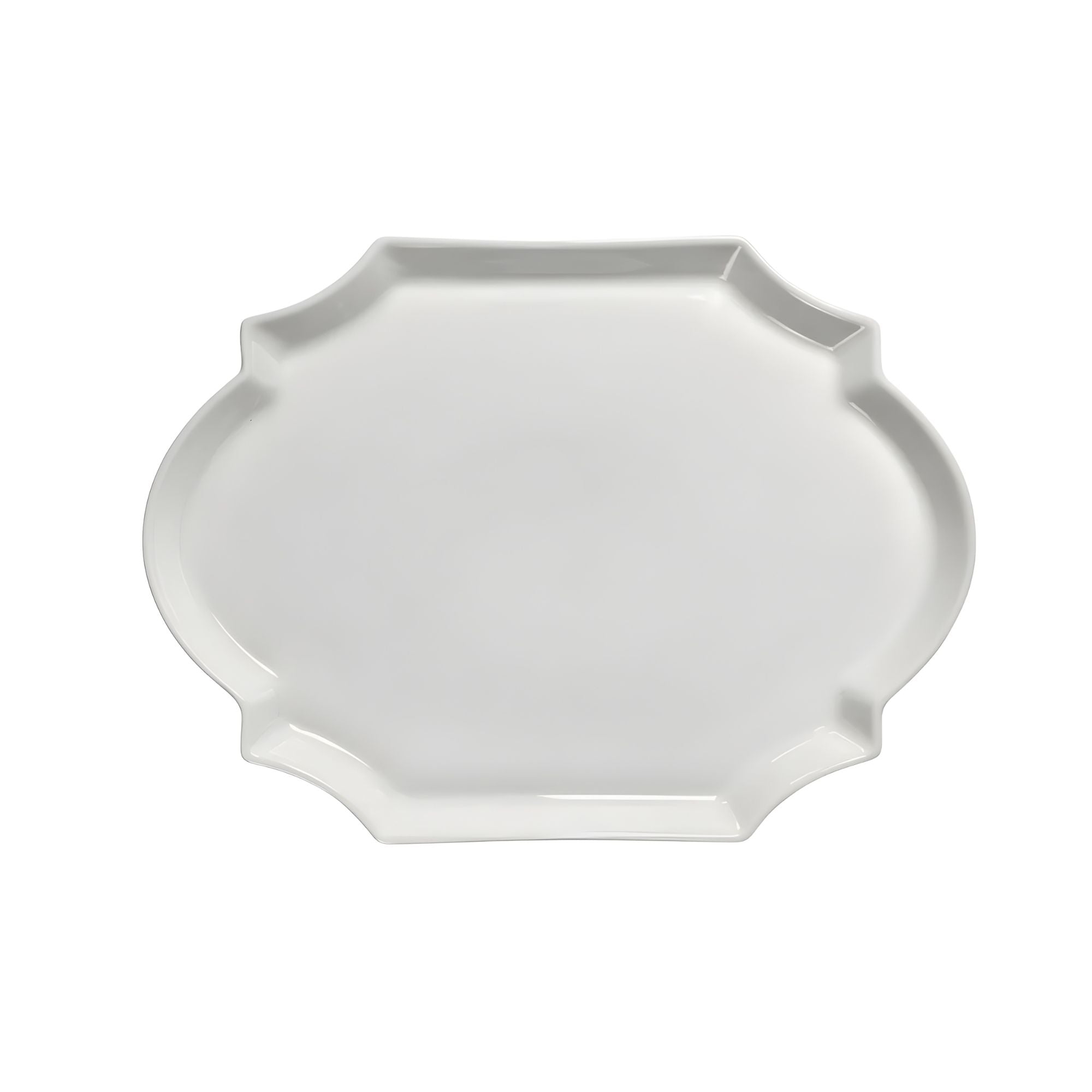 Piatto da portata ovale bianco Perle Fine Les Objets MouleversantS Serax