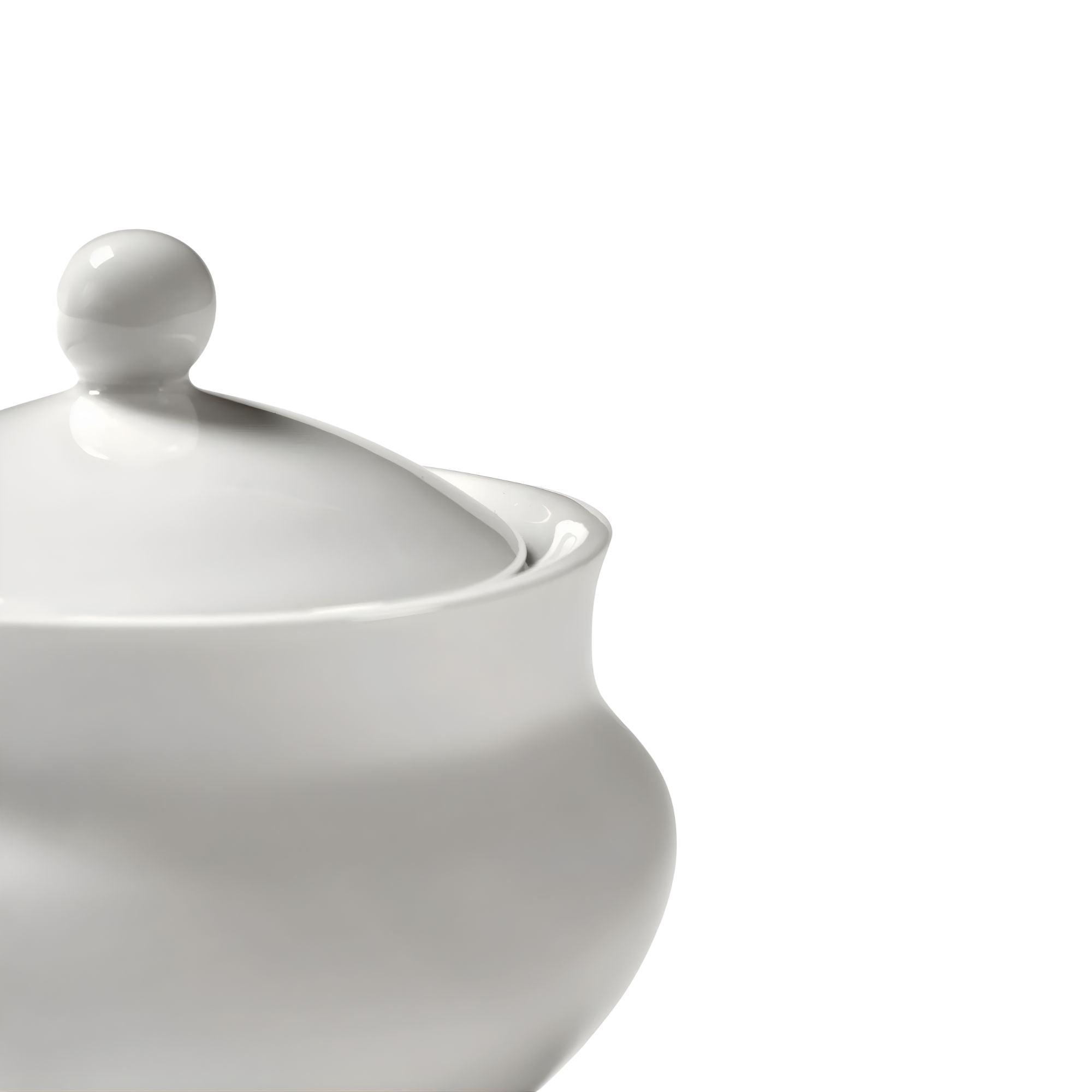Zuccheriera bianca Perle Fine Les Objets Mouleversants Serax