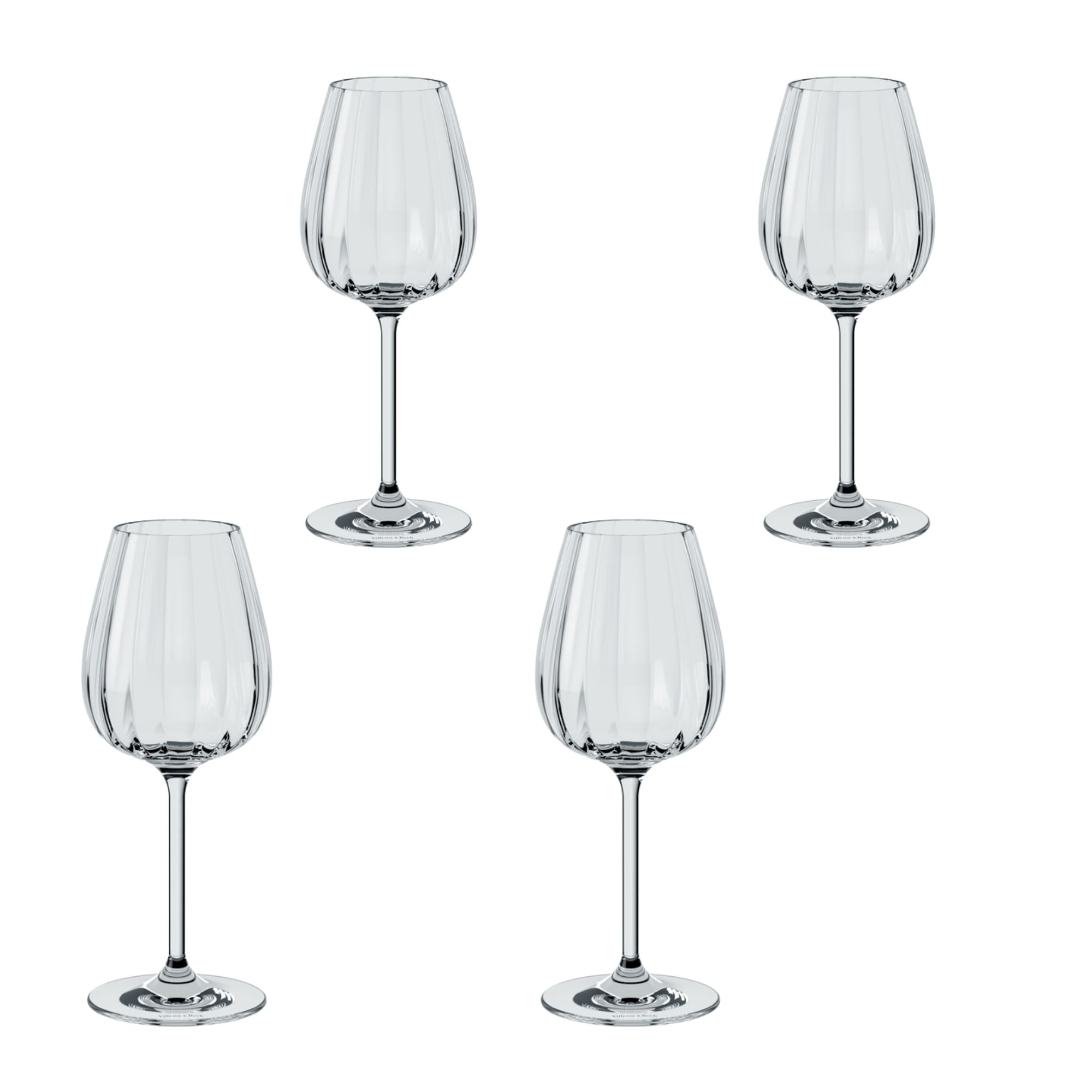 Set 4 Calici Vino Rose Garden Villeroy E Boch