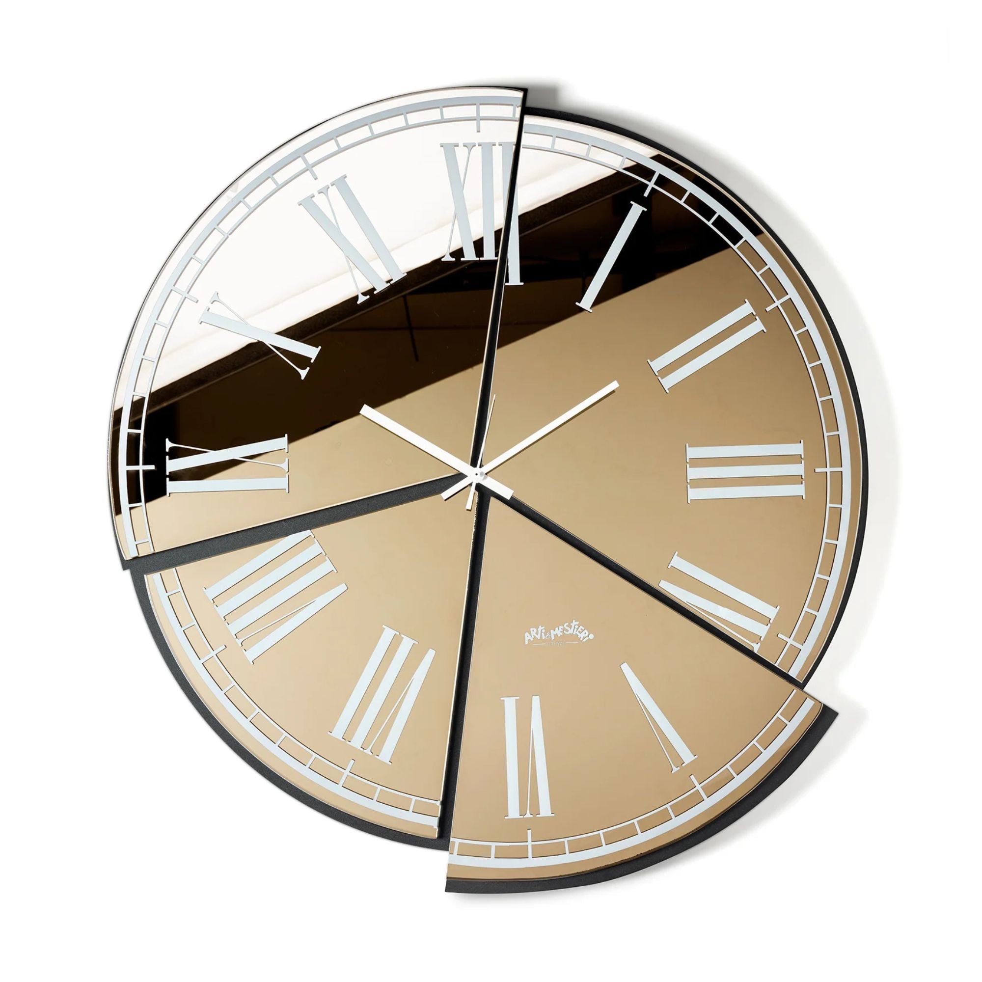 Orologio Kintsugi Nero-Bronzo Crystal Arti E Mestieri