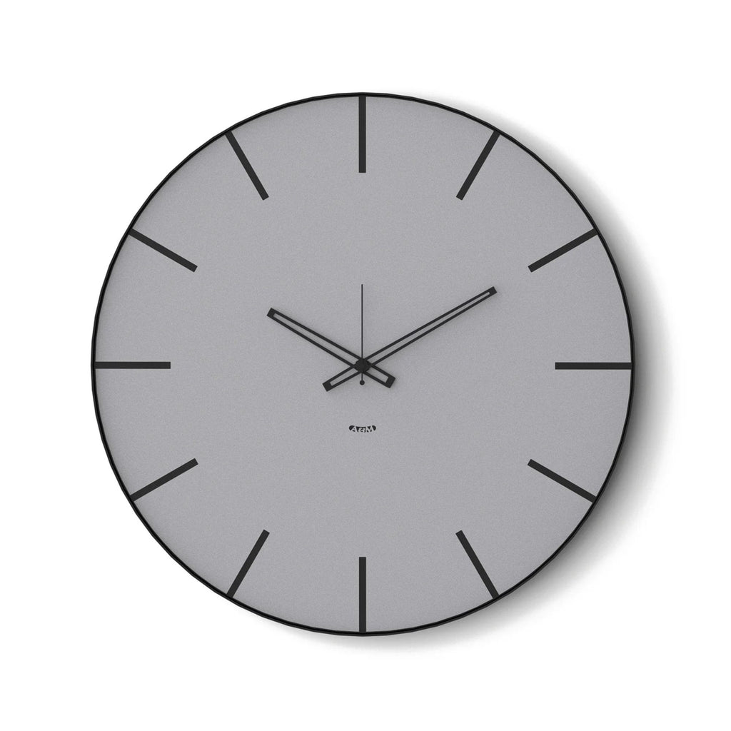 Orologio Symbol 60 Nero-Alluminio 60 cm Arti E Mestieri