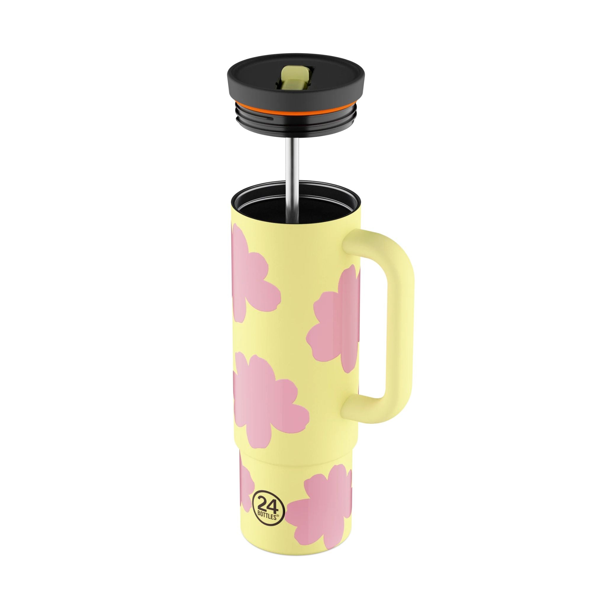 Straw Cup 800 Daydreaming Yellow 24bottles