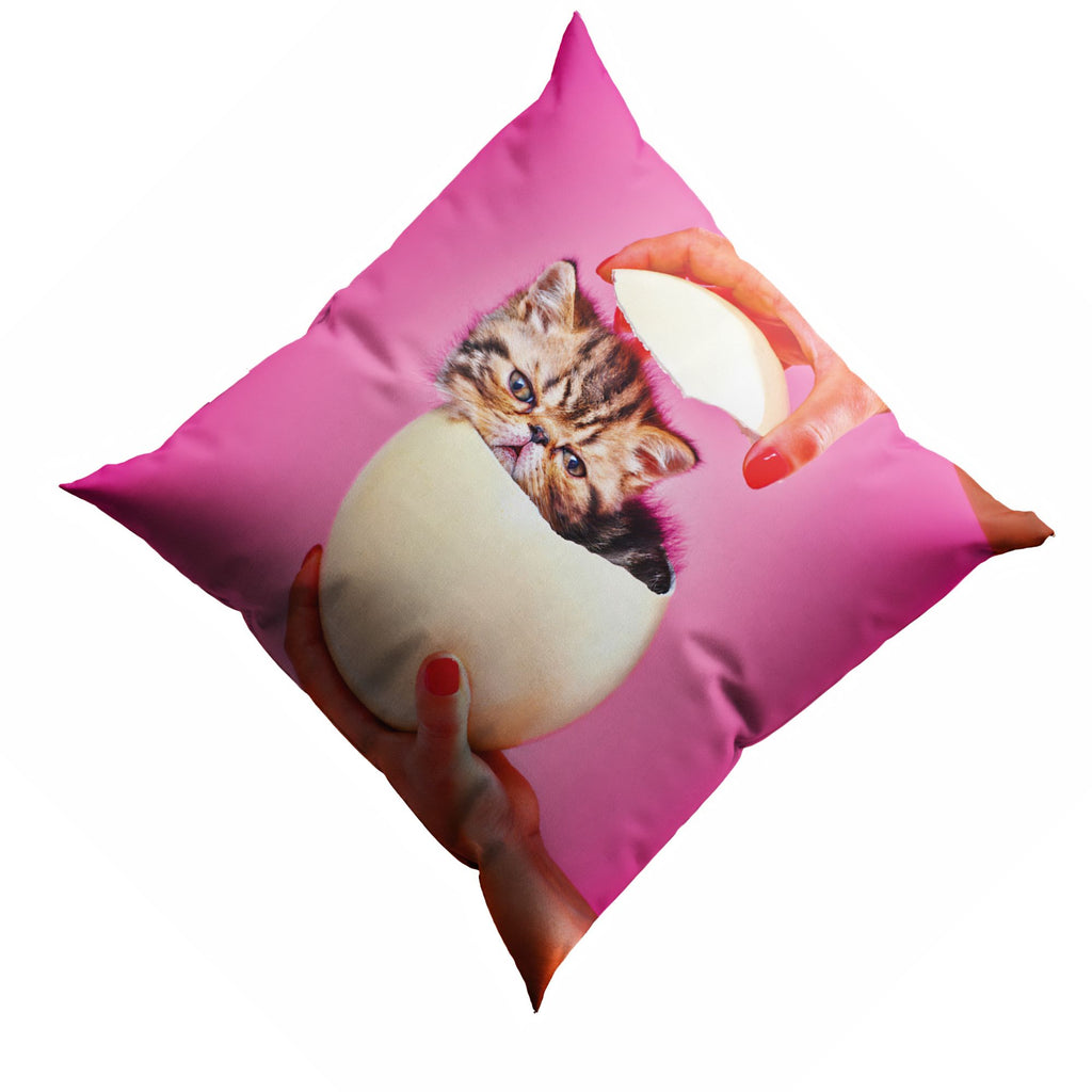 Cuscino Imbottitura Piuma Cat Surprise Seletti