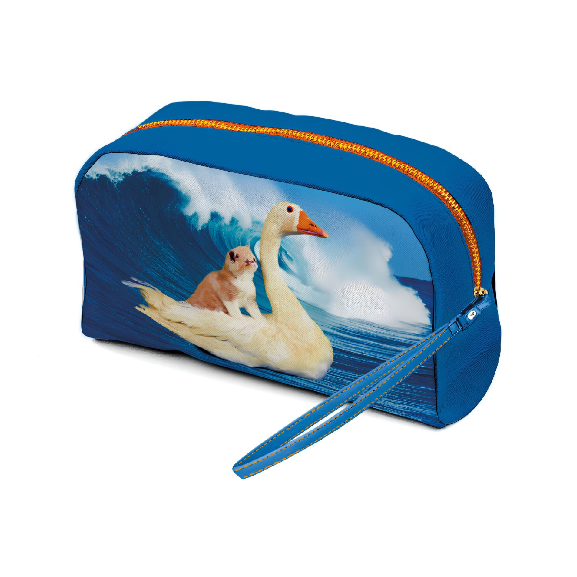 Beauty-Case In Pu Stampato Toiletpaper Surf Buddies Seletti
