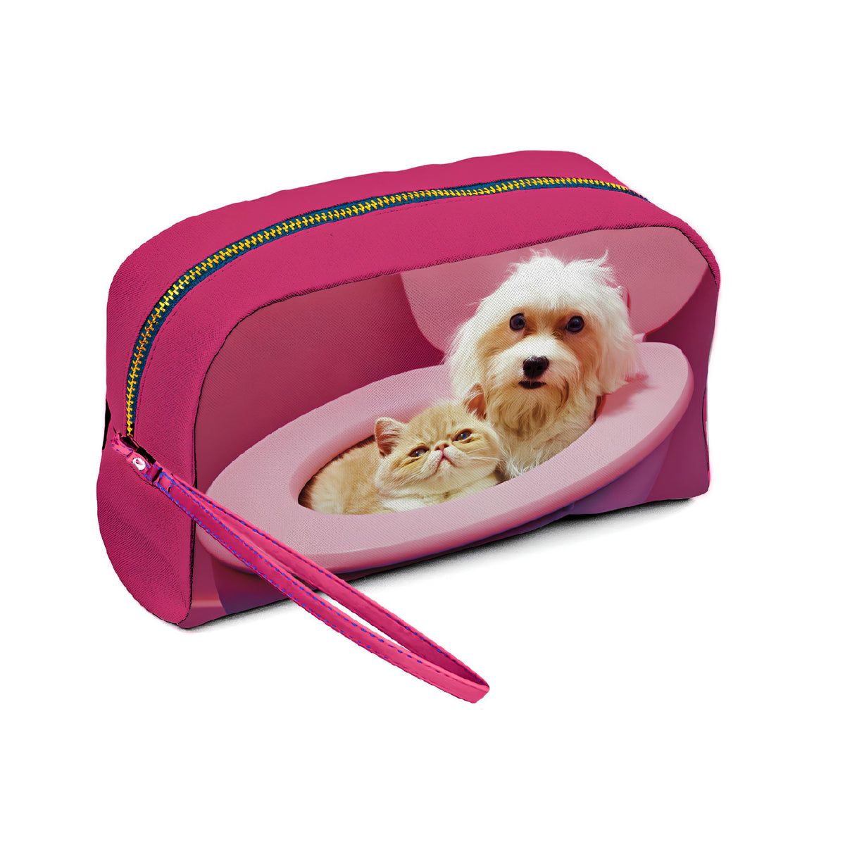 Beauty-Case In Pu Stampato Toiletpaper Bff Seletti