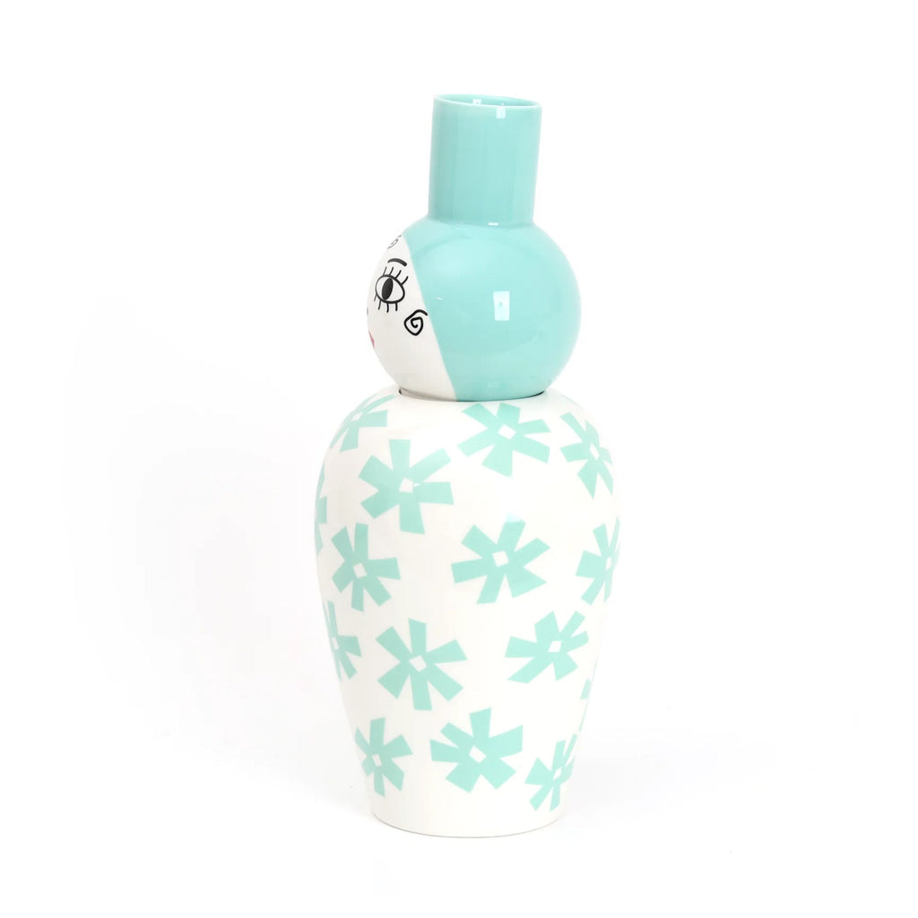 Vaso In Dolomite Con Coperchio-Coppa Le Canopie Zita Seletti