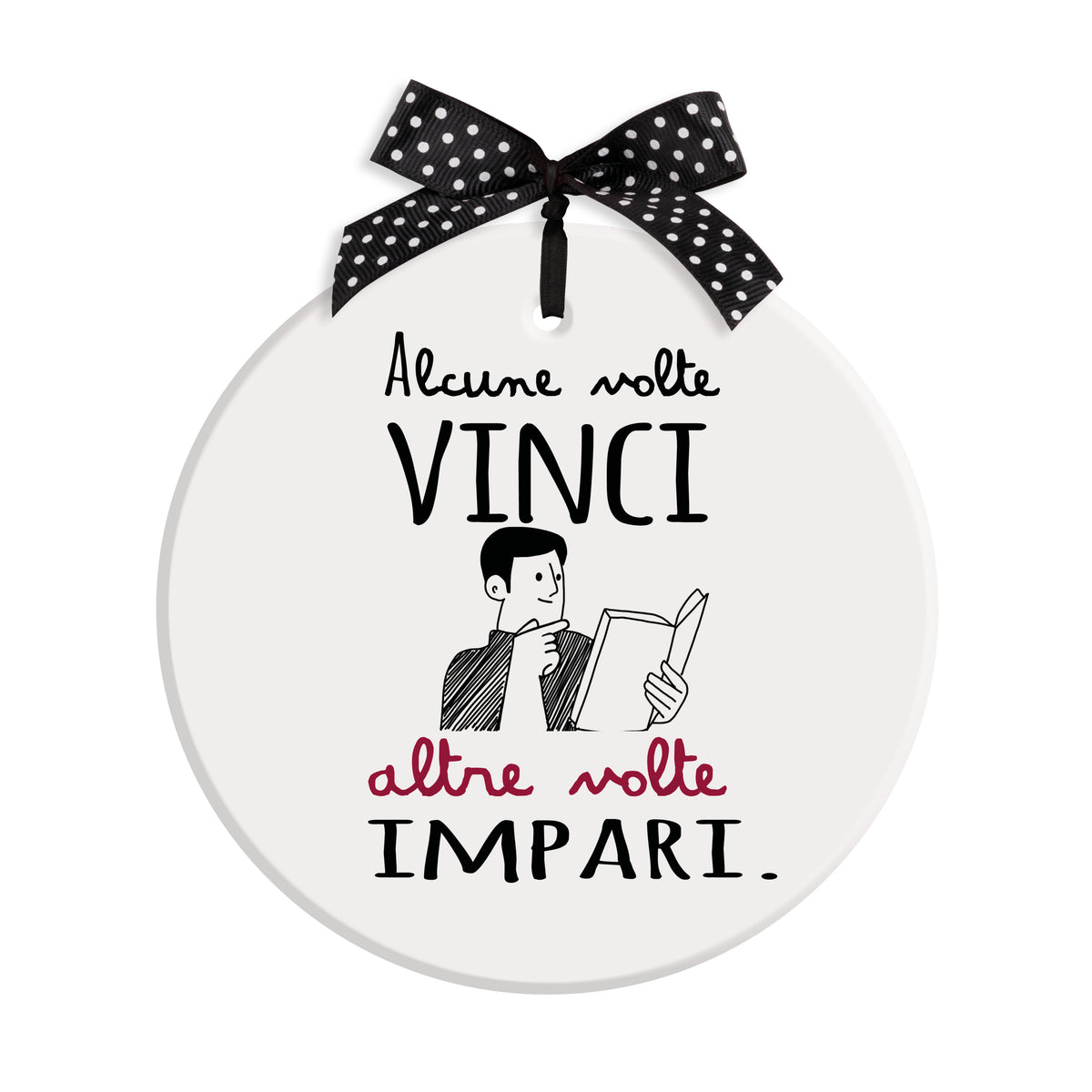Formella Pensieri&Parole ``Vinci/Impari`` D14 Egan