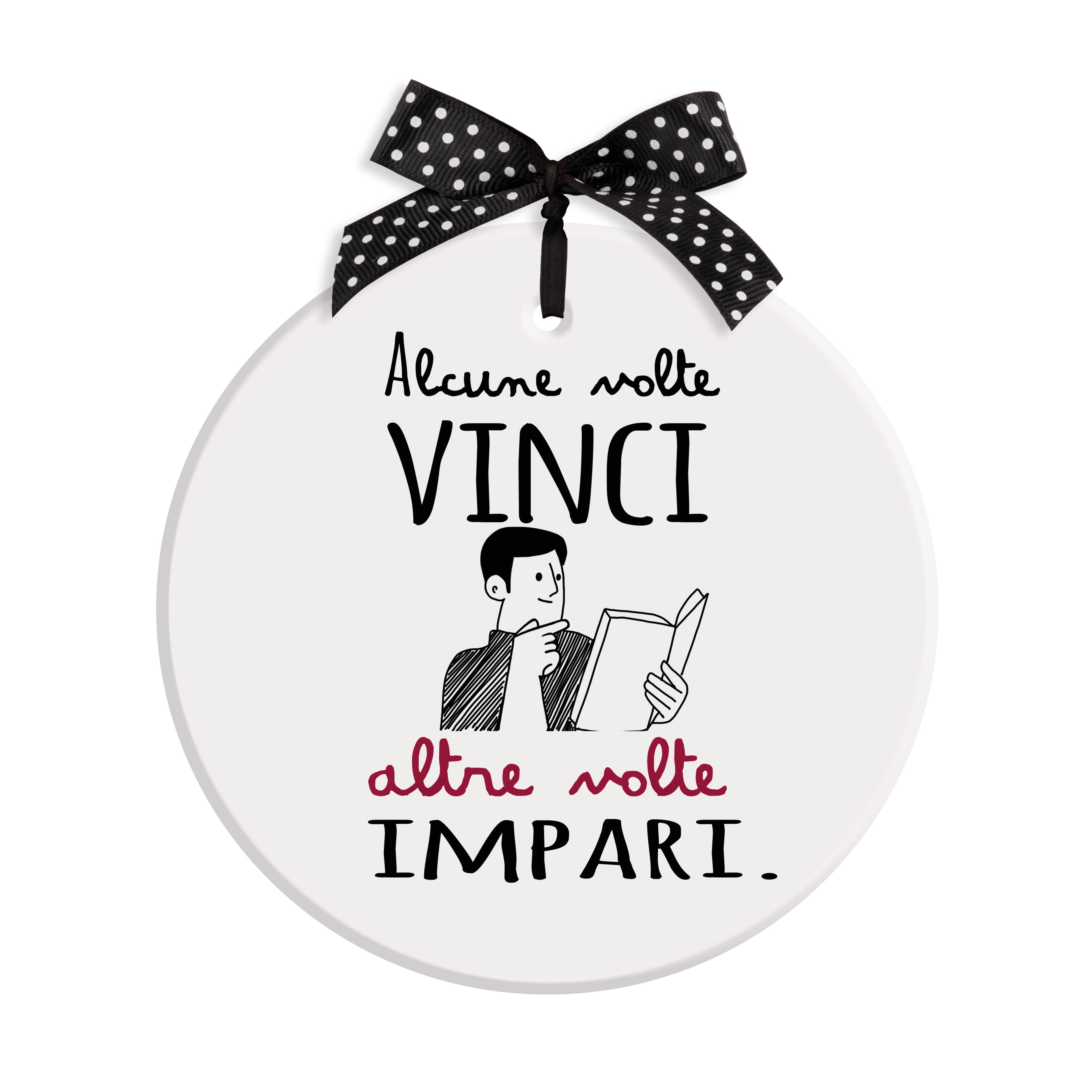 Formella Pensieri&Parole ``Vinci/Impari`` D14 Egan