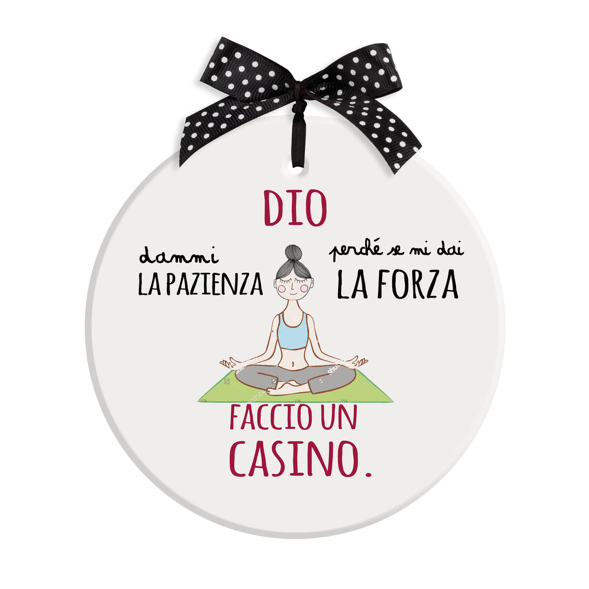 Formella Pensieri&Parole ``Pazienza`` D14 Egan