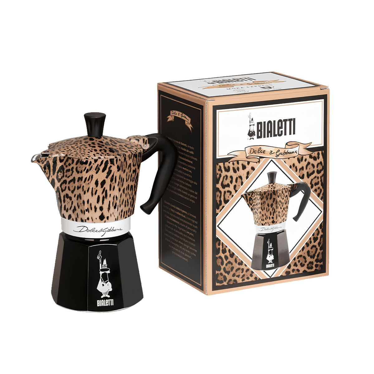 Moka Express 6Tz Leopardo D&G Bialetti Exclusive