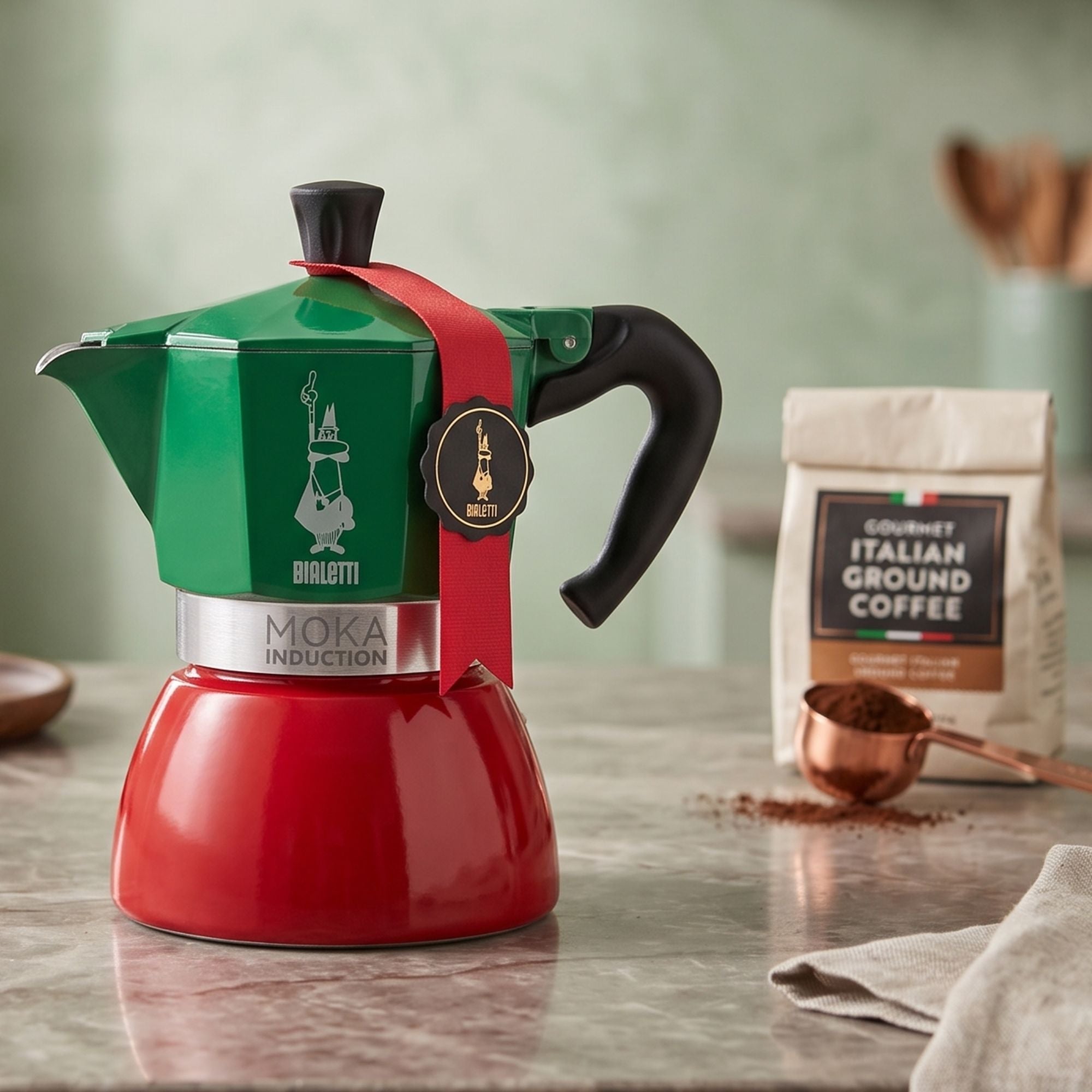 Moka Induction 6 Tazze Italia Bialetti