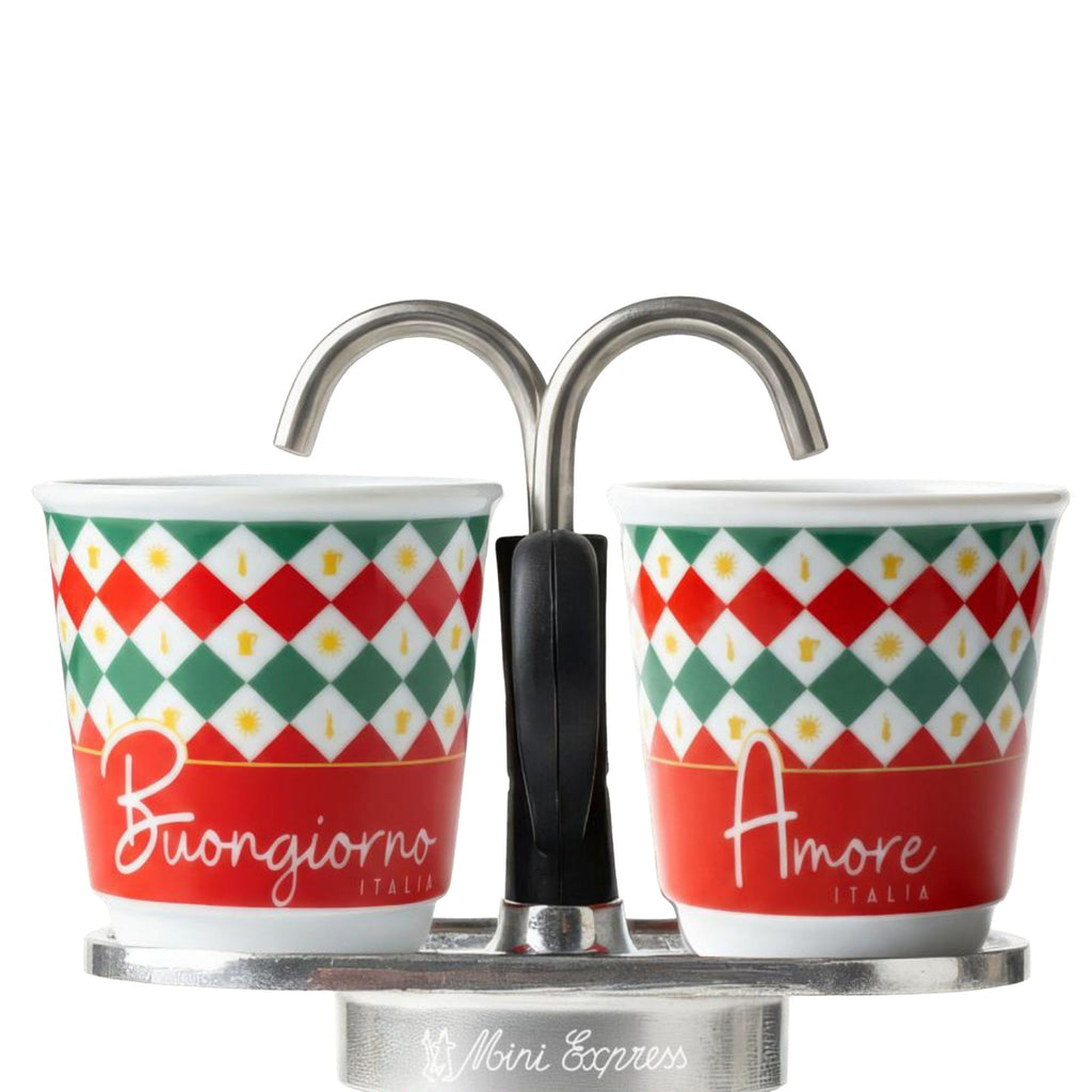 Set Mini Express 2 Tz Damier Bialetti