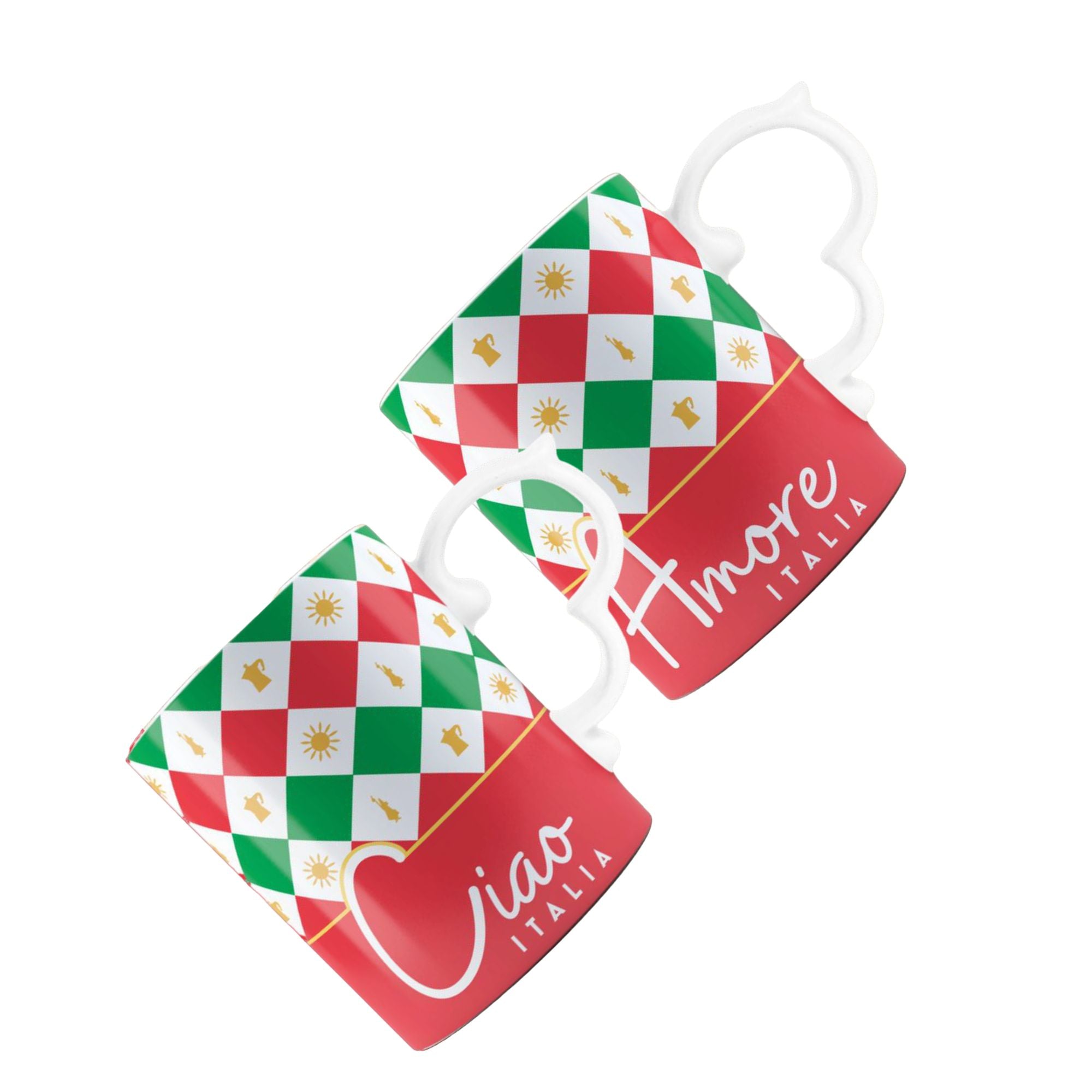 Set 2 Mug Tricolore Bialetti Exclusive