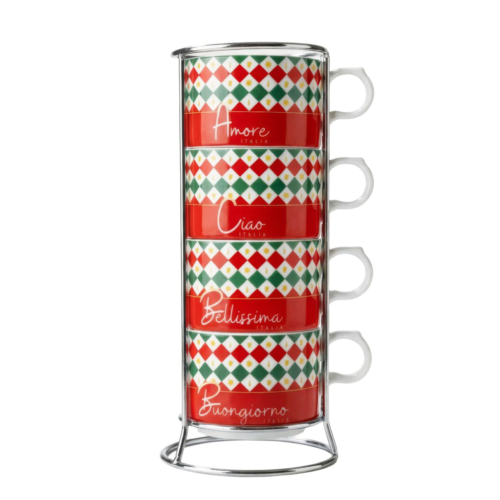 Set 4 Cappuccio Tricolore Bialetti