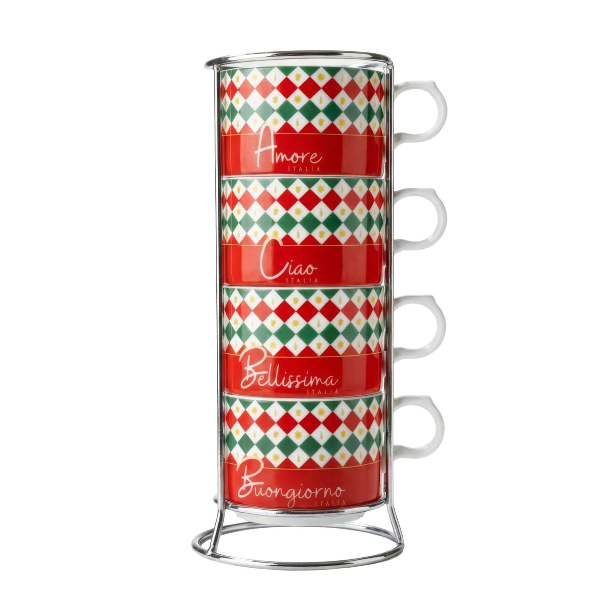 Set 4 Cappuccio Tricolore Bialetti