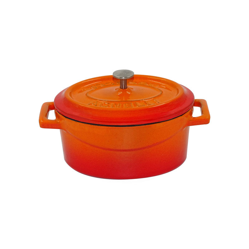 Casseruola ovale slowcook cm 25 - 3.3 litri orange Pentole Agnelli