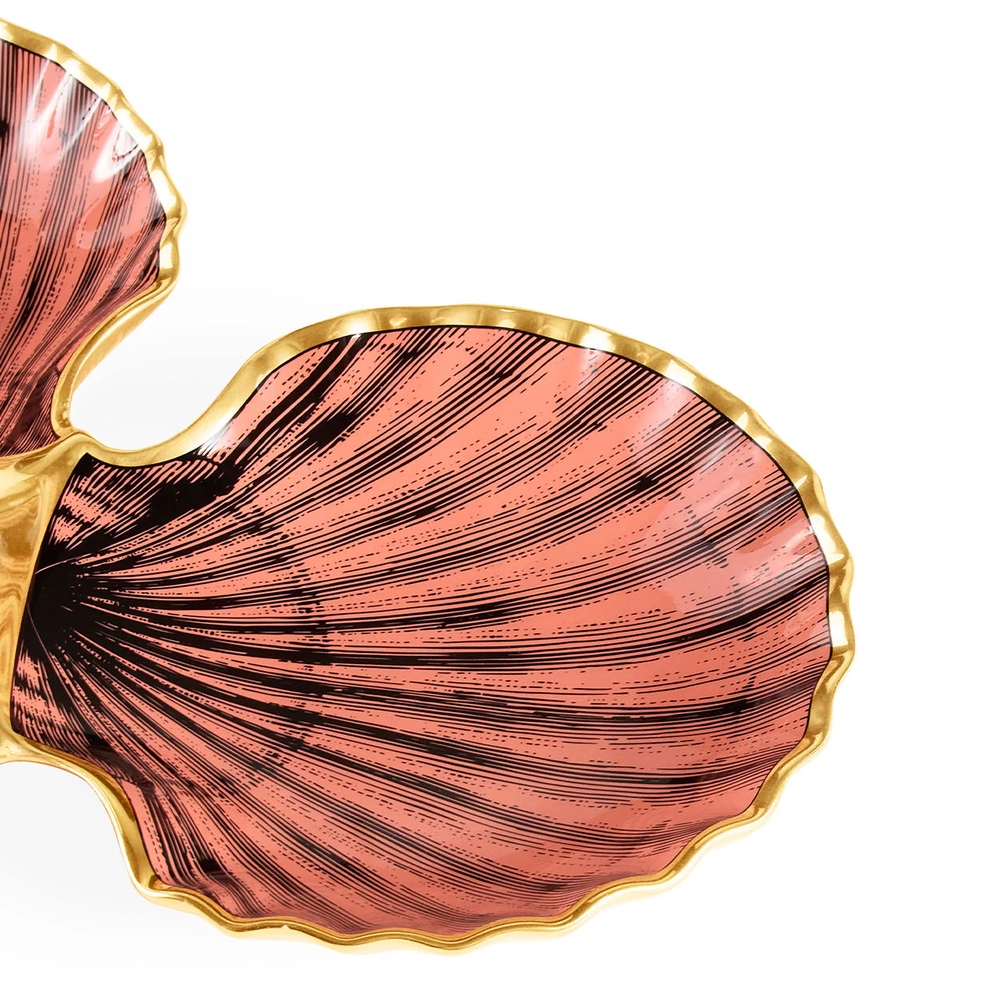 Sirena Trefoil Serving Dish - Coral Jonathan Adler