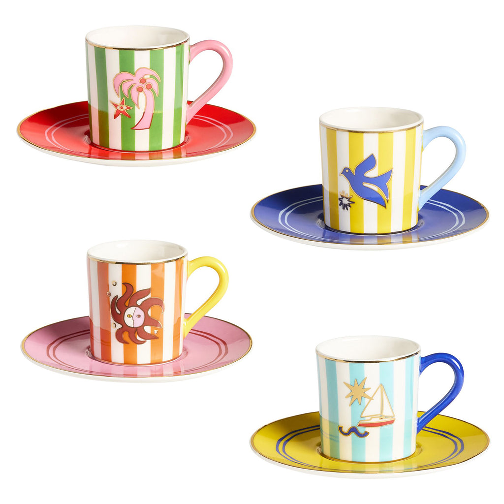 Set di tazzine da caffè Playa Jonathan Adler