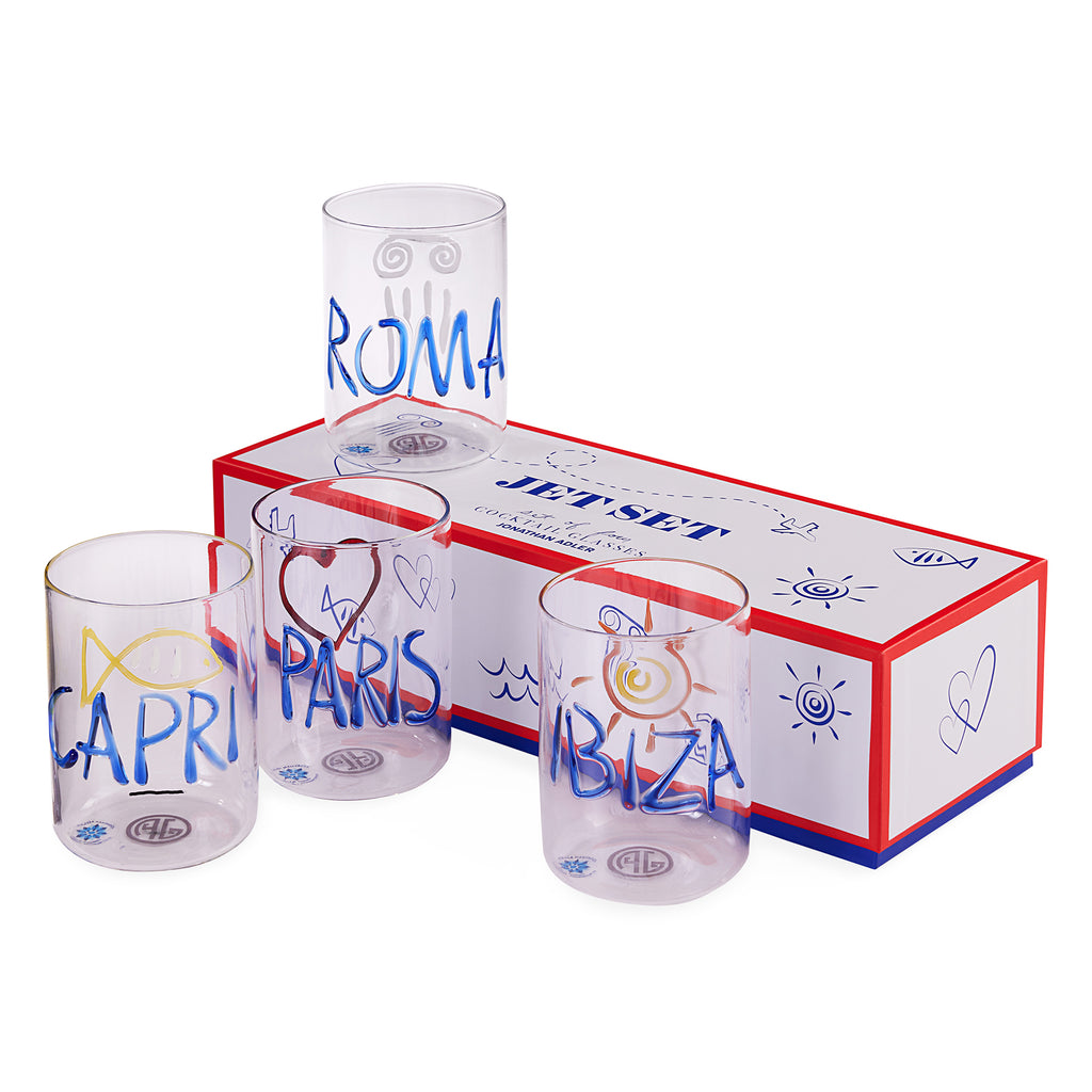 Set di bicchieri Jet Set Jonathan Adler