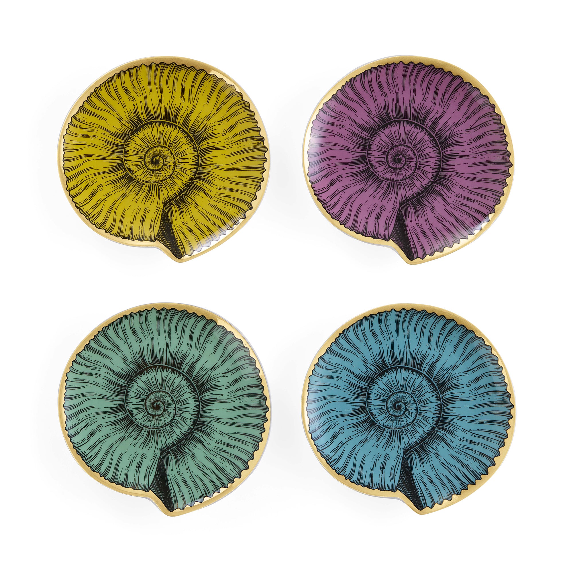 Set 4 Sottobicchieri Sirena Jonathan Adler