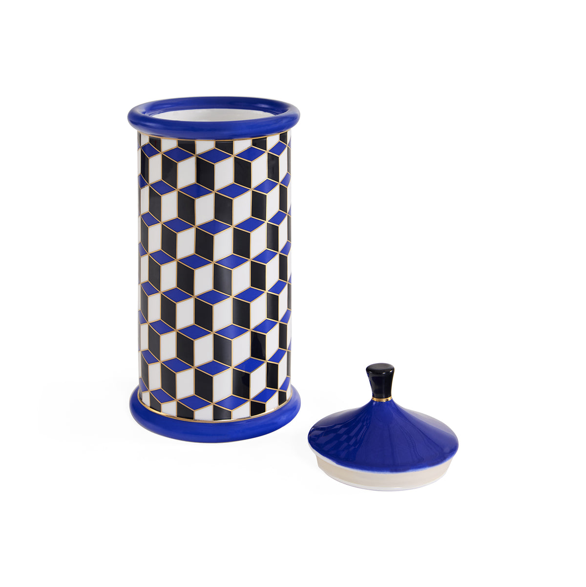 Contenitore blu di Versailles Jonathan Adler